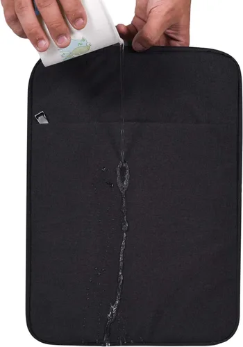 Vista 4 de Dealcase Funda impermeable para laptop de 11.6 pulgadas, compatible con MacBook, Chromebook, HP, Samsung, Lenovo, Acer, color negro