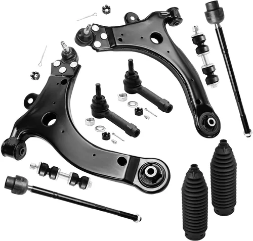 Vista 82 de Detroit Axle - Kit de brazos de control de extremo delantero RWD para cargador Chrysler 300 Dodge Challenger 11-19, brazos de control