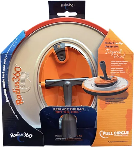 Vista 2 de Full Circle International Inc. R360 Radius360 - Herramienta de lijado con cubo central intercambiable de 9.0 in, redondo