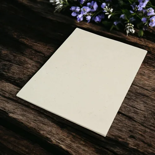 Vista 5 de Lokta - Papel de impresora vintage hecho a mano de 8.5 x 11 pulgadas (25 hojas, Belerica)