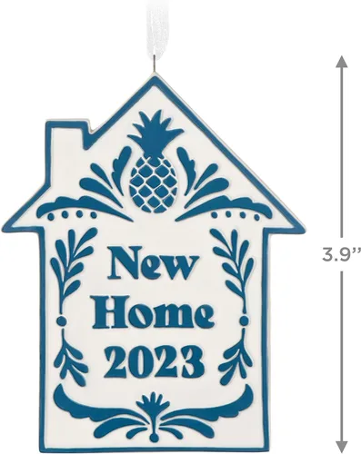 Vista 5 de Hallmark Keepsake - Adorno navideño colgante 2023, nuevo hogar, regalo de inauguración de la casa