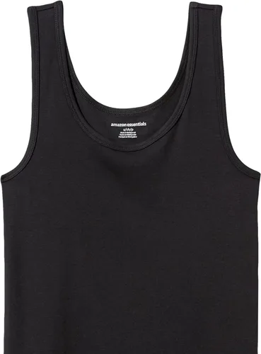 Vista 4 de Tienda Essentials - Camiseta de tirantes ajustada para mujer paquete de 2