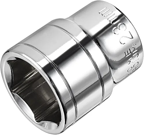 Vista 16 de uxcell 1/2-Inch Drive 0.433 in 6-Point Zócalo poco profundo, métrico, Cr-V