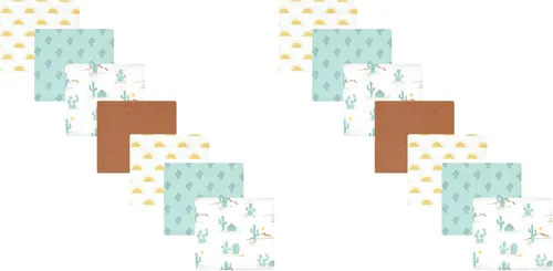 Vista 109 de Hudson Baby Unisex Baby Cotton Flannel Receiving Blankets Bundle, Bonjour, One Size (Pack of 2)