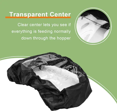 Vista 6 de Ximoon 69712 - Cubierta de tolva compatible con esparcidores Agri-Fab de 85 libras a 100 libras para esparcidores Scotts Spreader Top Cubierta