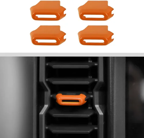 Vista 8 de JWWY para Bronco Consola Central Dispositivo de Ajuste de Ventilación de Aire Acondicionado Cubierta Decorativa Trim Compatible con Accesorios Azul