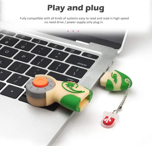 Vista 6 de LEIZHAN Novedad USB Flash Drive 16GB Rotary Cutter Forma Pulgar Drive Regalo Pendrive