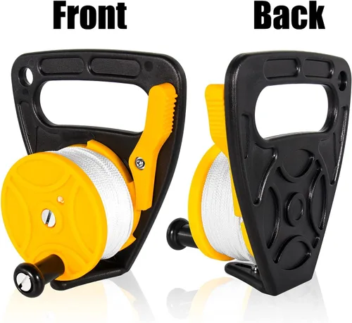 Vista 6 de Anclaje compacto de 150 pies para kayak con tapón de pulgar para buceo submarino de seguridad