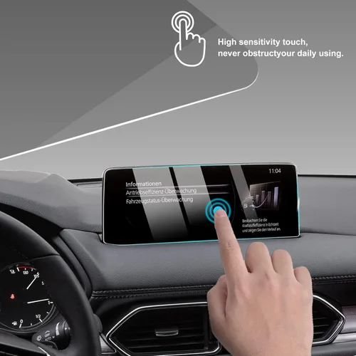 Vista 3 de Compatible con Mazda CX-5 CX-9 2025 2024 2023 2022 2021 Accesorios para pantalla de navegación de automóvil Protector de pantalla táctil
