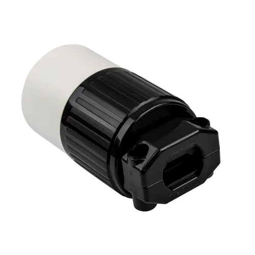 Vista 3 de ENERLITES NEMA L6-30R - Conector de bloqueo para generador, enchufe hembra de bloqueo giratorio, 30 amperios, 250 voltios, 2 polos, conexión a