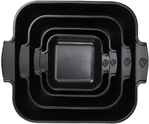 Vista 8 de Peugeot Appolia - Plato cuadrado para hornear (14.2 in, 14 pulgadas), color negro satinado