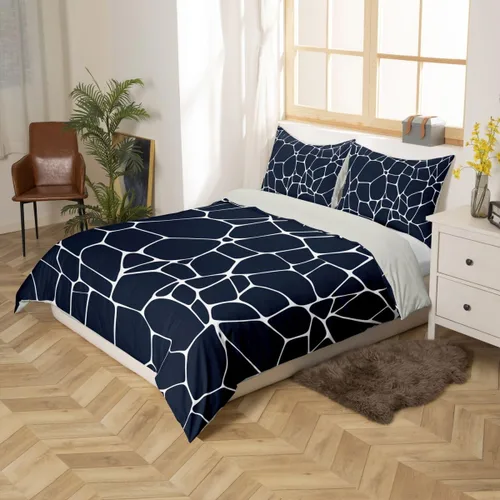 Vista 5 de Erosebridal - Funda de edredón con diseño de caricatura, bonita, cálida, estilo de cubrecama, suave, transpirable, bonito patrón, fundas cómodas