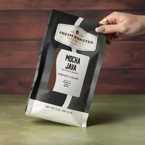 Vista 106 de Fresh Roasted Coffee, Caballero Negro Orgánico USDA Orgánico, Kosher Tostado oscuro 2 lb (32 oz) Molido