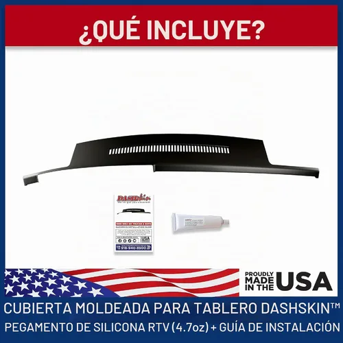 Vista 4 de DashSkin Cubierta de plástico moldeado para salpicadero compatible con 1988-1994 C1500 C2500 C3500 K1500 K2500 K3500 Silverado Sierra Tahoe Yukon