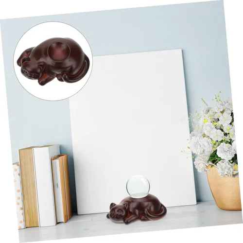 Vista 2 de ORFOFE Centros de mesa Jarrón Decoración Huevos para Decorar Esfera de Cristal Soporte de Mirando Soporte de Pantalla de Cristal Base de Bola