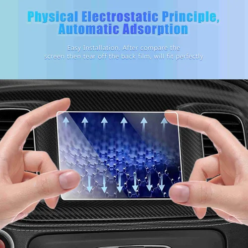 Vista 4 de GFJNFG - Protector de pantalla compatible con Dodge Charger 2011-2023 de 8.4 pulgadas para Dodge Charger 2022 2023 (R/T GT SRT Hellcat Scat Pack)