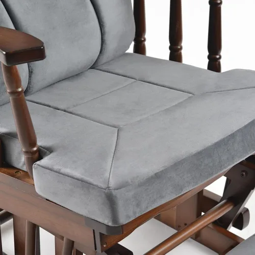 Vista 3 de Comfort Deluxe - Juego de silla y otomana (antracita)