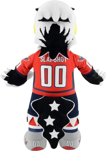 Vista 27 de Bleacher Creatures Anaheim Ducks Wild Wing - Figura de peluche de mascota de la NHL de 10 pulgadas (uniforme triangular verde azulado), una mascota