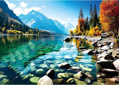 Vista 27 de Blueforest Magic Eye Rompecabezas 3D de 1000 Piezas para Adultos - Desafío de Autoestereoscopia Cueva del Amanecer, No Se Necesitan Gafas