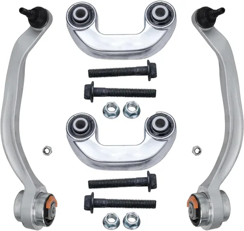 Vista 192 de Detroit Axle - 4 brazos de control traseros para Ford C-Max Focus Mazda 3 5 Volvo C30 C70 S40 V50, 4 brazos de control superior e inferior