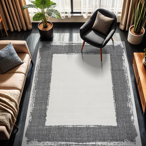 Vista 45 de CAMILSON Alfombras modernas de lujo con diamantes abstractos de 5 x 7 pies, suave, resistente a las manchas, fácil limpieza, no desprende pelo