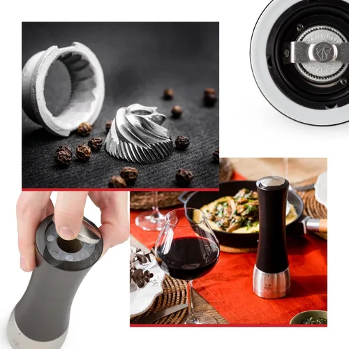 Vista 2 de Peugeot Madras U'Select - Molinillo de pimienta sin eje de 8 pulgadas, color chocolate (25229)