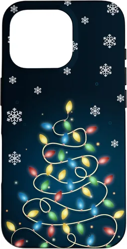 Vista 20 de Christmas Lights ICY Crystals Theme Snowflake Case for iPhone 17
