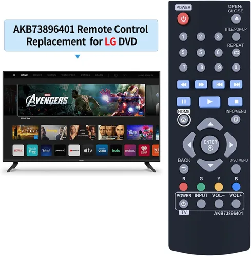 Vista 2 de AKB73896401 - Control remoto de repuesto para LG BLU RAY DISC reproductor de DVD BP340 BP350 BPM25 BPM35 UP870 UP875 BP550
