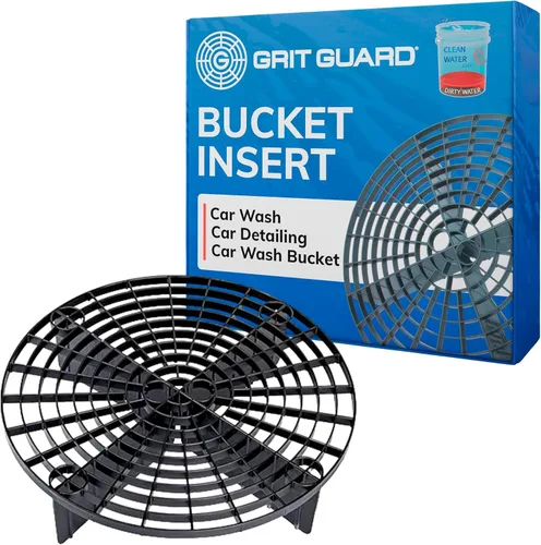 El insertable de Grit Guard: Cabe en una cubeta de 12 pulgadas de diámetro, Negro
