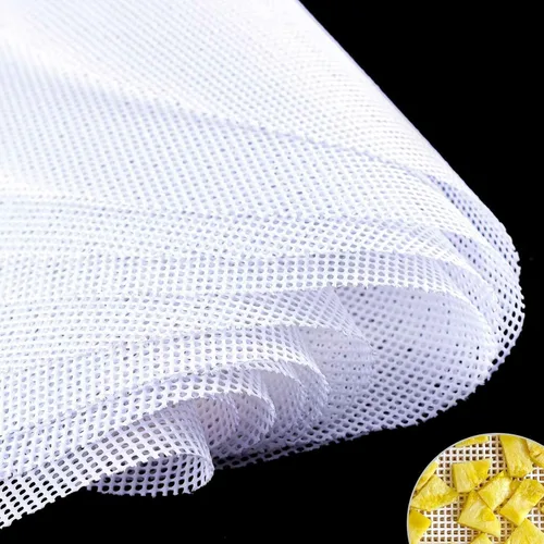 Vista 4 de 8 hojas redondas de silicona deshidratadoras, alfombrillas antiadherentes de 13 pulgadas, tapete de malla reutilizable para secadora de frutas