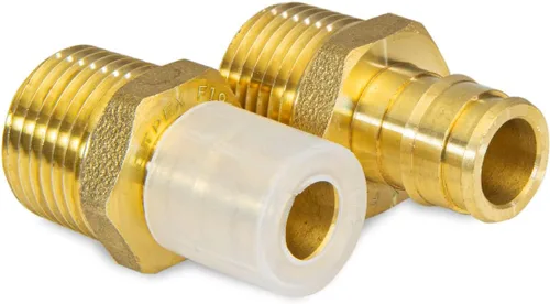 Vista 10 de Paquete de 5 adaptadores de expansión EFIELD Pex-A Poly PPSU de 1 pulgada x 1 pulgada macho NPT, ASTM F1960 (5), (PPSU1960060)