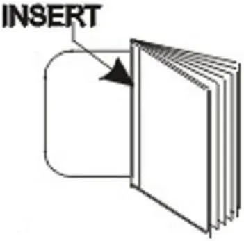 Vista 4 de Un inserto de cartera hipster, Transparente