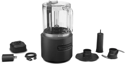 Vista 10 de Molinillo de cuchillas inalámbrico KitchenAid Go™ - batería incluida, KBGR111, Negro Mate
