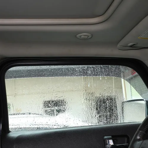 Vista 3 de Fit Hummer H3 - Protector de lluvia para ventana, visor de ventilación con cinta adhesiva, deflector de ventana lateral, viseras de ventilación