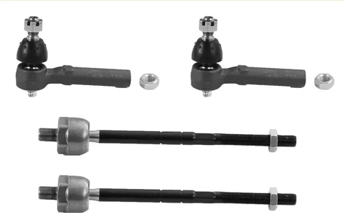 Vista 67 de Metrix Premium Chassis Parts - Kit de 4 piezas de extremos de barra de acoplamiento frontal exterior e interior compatible con Nissan Pathfinder