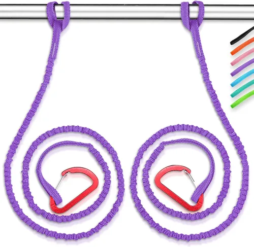 Vista 7 de OCEANBROAD Correa de remo de kayak estirable con cuerda de lanyard para SUP, kayak, botes, canoa, caña de pescar, 4-7 pies