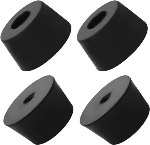 Vista 6 de METALLIXITY Patas de goma para parachoques (1.102 x 0.551 in/1.1 x 0.55 pulgadas), 4 unidades, almohadillas redondas para patas protectoras