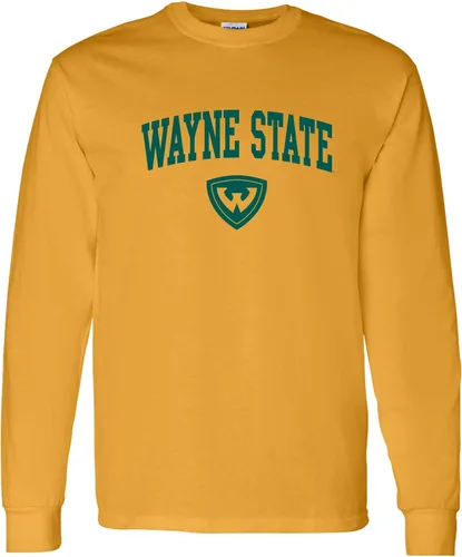 Vista 32 de NCAA oficial de College – University Team Color Arco Logo Manga Larga