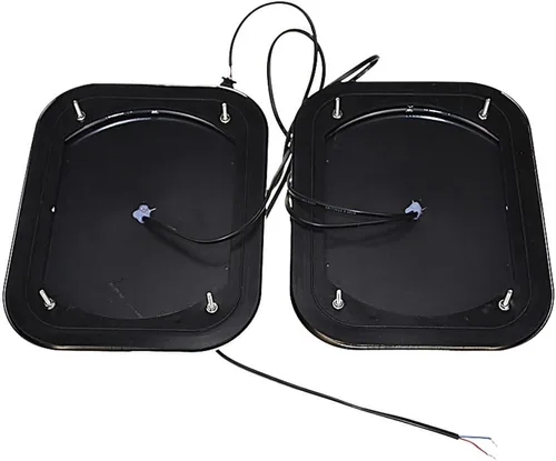 Vista 4 de Luz intermitente de policía blanca de 12 V, rojo, azul, ámbar, luz intermitente, estroboscopios, ambulancia, luces de flash de coche, motores