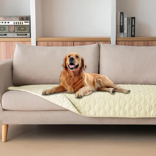 Vista 89 de gogobunny Funda de cama 100 % impermeable de doble cara para perro, manta para mascotas, sofá, protector de muebles para niños, perros y gatos, Azul