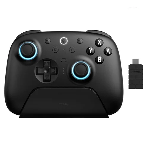 8BitDo Ultimate 2 - Controlador Bluetooth para Switch, Switch 2, PC y Windows, Controlador Switch Pro con joysticks TMR, gatillos táctiles/Hall,