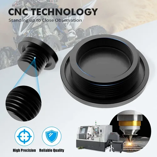 Vista 5 de NICECNC Kit de enchufes de motor compatible con Yamaha Raptor 700 2006 2007 2008 2009 2010-2023, 700R 2009-2023, 700R SE 2017-2023, YFZ450R