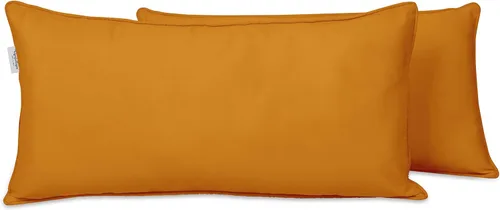 Vista 14 de Funda de almohada lumbar de tela de poliéster para interiores y exteriores, impermeable, rectangular, para todo tipo de clima, para muebles