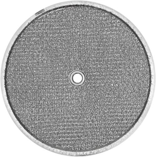 Vista 2 de Filtro redondo de aluminio para campana extractora, 9-1/2" Rd x 3/32" con agujero central, paquete de 2