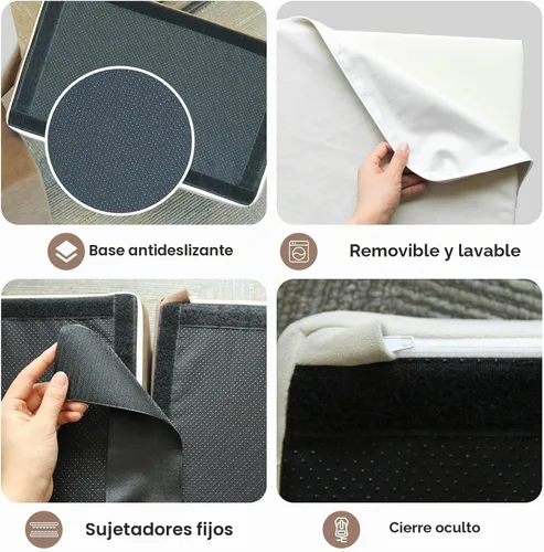 Vista 5 de BanaSuper Juego de bloques de escalada de espuma para niños, mini sofá