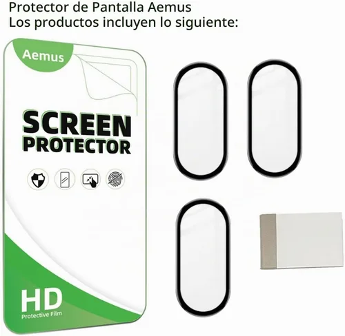 Vista 6 de Protector de pantalla compatible con Xiaomi Mi Smart Band 11 / Band
