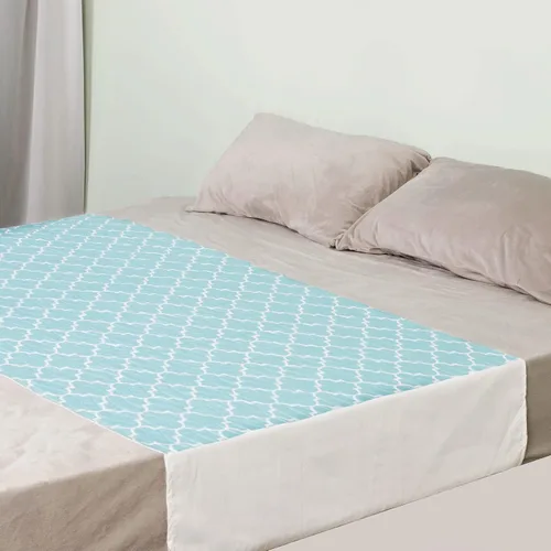 Vista 16 de OUTCREATOR® Almohadillas de cama lavables de 34" x 56" (paquete de 2), protector de colchón para incontinencia, almohadillas impermeables
