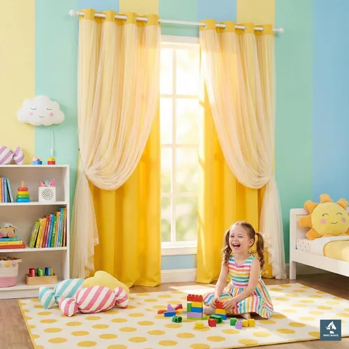 Vista 32 de PONY DANCE Cortinas para Sala de 84 Pulgadas de Largo - Cortinas con Capa Traslúcida, 52 Pulgadas de Ancho, Paneles para Tratamiento de Ventanas