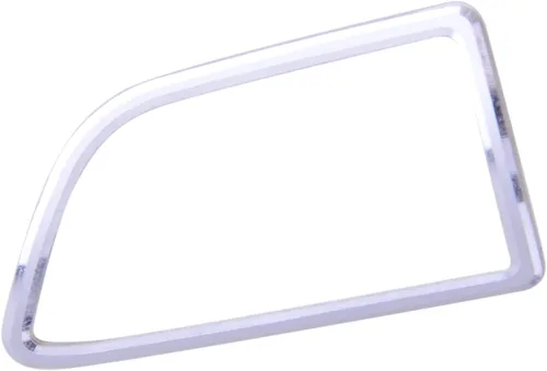 Vista 4 de jfqm - Juego de 2 fundas para palanca de cambios de automóvil, ajuste para Benz C E B GLC CLA GLA GL GLE GLS ML Class aleación de aluminio plateada