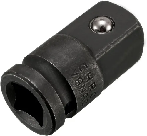 Vista 7 de uxcell Reductor de enchufe de impacto de 1/2" (hembra) x 3/8" (macho) para uso con llaves de impacto de aire, barras rompedoras, trinquetes, acero